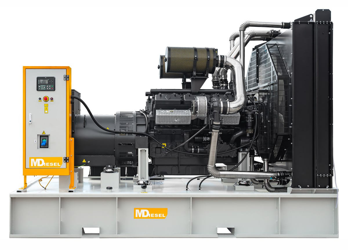 Дизельный генератор MitsuDiesel МД АД-500С-Т400-1РМ29 (MDA-N 550 12VTE)