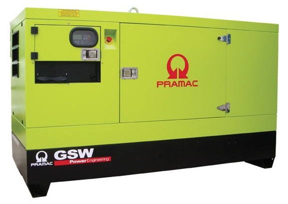 Дизельный генератор Pramac GSW 30 P 1 фаза в кожухе